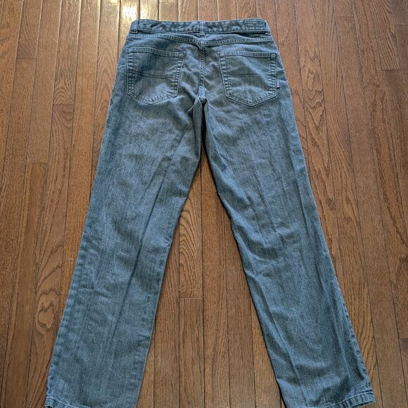 Patagonia Common Threads Grey Button Fly Denim Jeans Organic Cotton Size - 32x34 - Picture 5 of 6